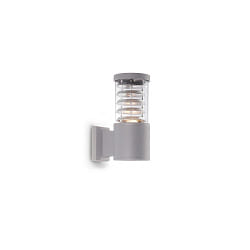 Outdoor Wandleuchte TRONCO, 1xE27, IP44, IK05, grau