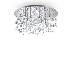 Ceiling luminaire NEVE PL15, 15 flames, G9, 40W, chrome