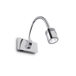 Luminaire mural DYNAMO AP1 avec bras flexible IP20, chrome 