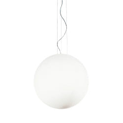 Pendant luminaire MAPA BIANCO SP1 D50, E27,  50cm, white