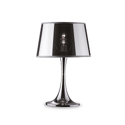 Table lamp LONDON CROMO TL1 BIG, E27, chromee