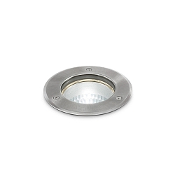 Floor recessed luminaire PARK PT1 ROUND MEDIUM, E27, nickel