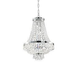 Lustre CAESAR SP6 6 flammes G9 IP20, chrome 