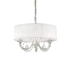 Luci a sospesione SWAN SP3 3-Lampadine E14 IP20, Bianco 