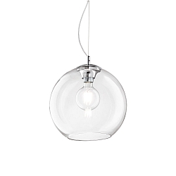 Pendant luminaire NEMO CLEAR SP1 D30, E27,  30cm, transparent