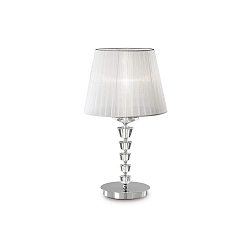 Table lamp PEGASO TL1 BIG, E27, white