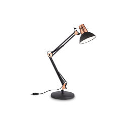 Table lamp WALLY TL1, E27, black