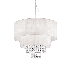 Luci a sospesione OPERA SP6 6-Lampadine E27 IP20, Bianco 