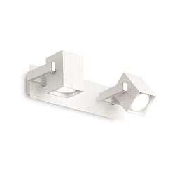 Wand-/Deckenstrahler MOUSE, 2-flammig, GU10, dreh- und schwenkbar, Wei