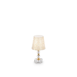 Table lamp QUEEN TL1 SMALL, E27, gold
