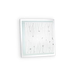 Plafoniera OCEAN PL2 2-Lampadine E27 IP20, trasparente