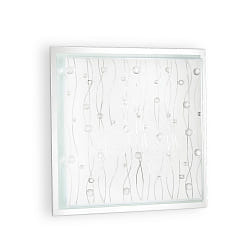 Plafoniera OCEAN PL3 3-Lampadine E27 IP20, trasparente