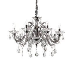 Lustre COLOSSAL SP6 8 flammes E14 IP20, gris