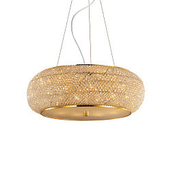 Luci a sospesione PASHA SP10 10-Lampadine E14 IP20, Oro