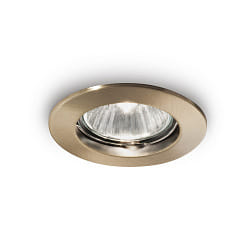 Recessed light JAZZ, IP20,  7.3cm, GU10 max. 50W, burnished