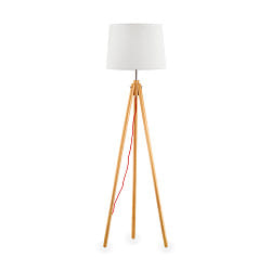 Lampadaire YORK PT1 E27 IP20, bois