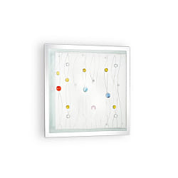 Plafoniera OCEAN PL2 2-Lampadine E27 IP20, Multicolore