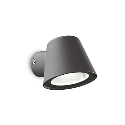 Lampada da parete GAS AP1 GU10 IP43, antracite 