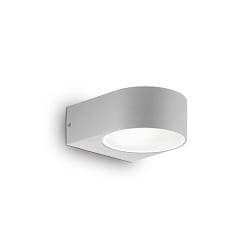 Wall luminaire IKO AP1, 1 flame, E27, gray