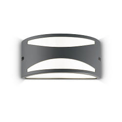Lampada da parete REX-3 AP1 E27 IP44, antracite 
