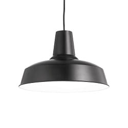 Luci a sospesione MOBY SP1 E27 IP20, Nero 