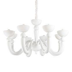 Luci a sospesione BON BON 8-Lampadine E14 IP20, Bianco