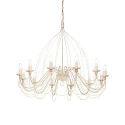 Chandelier CORTE SP12, 12 flames, E14, rust