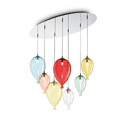 Luci a sospesione CLOWN SP7 7-Lampadine G9 IP20, Multicolore 