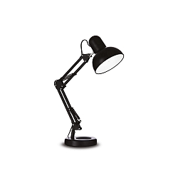 Lampe de table KELLY TL1 E27 IP20, noir 