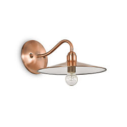 Wall luminaire CANTINA AP1, E14, copper