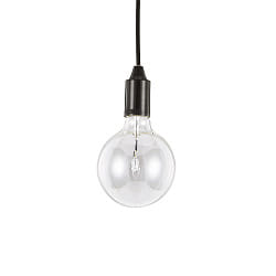 Luci a sospesione EDISON SP1 E27 IP20, Nero