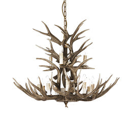 Kronleuchter CHALET SP12, 12-flammig, E14, beige