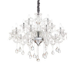 Lustre COLOSSAL SP15 15 flammes E14 IP20, transparent