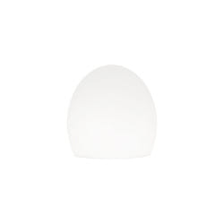 Cover 2 for CLIO outdoor luminaires, OVAL, plastic, matt white