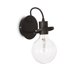 Lampada da parete RADIO AP1 E27 IP20, Nero