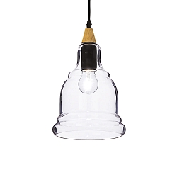 Luminaire  suspension GRETEL SP1  1 flamme E27 IP20, noir 