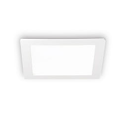 lampada di superficie GROOVE SQUARE 22.7CM grande, piazza IP20, bianco 