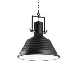 Luci a sospesione FISHERMAN E27 IP20, Nero, Bianco