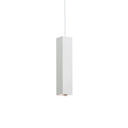 Pendant luminaire SKY, height 30cm, incl. GU10 28W 2700K, adjustable height, white