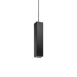 Pendant luminaire SKY, height 30cm, incl. GU10 28W 2700K, adjustable height, black