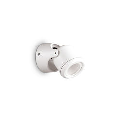 Applique da esterno XENO AP1 1-Lampadina, girevole GU10 IP44, trasparente, Bianco opaco