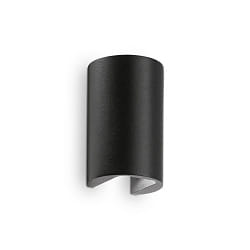 Luminaire mural dextrieur APOLLO haut bas IP44, noir mat