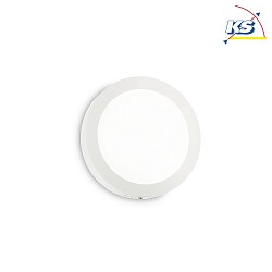 LED wall / ceiling luminaire UNIVERSAL ROUND,  22.5cm, 18W 3000K 1050lm, white