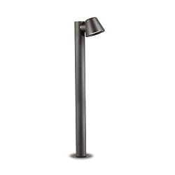 Outdoor floor luminaire GAS PT1, IP43, 80cm, GU10, aluminium / hardened glass, anthracite