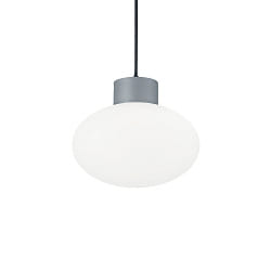 Outdoor Pendelleuchte CLIO, IP44, E27, ohne Abdeckung, Aluminium, Grau