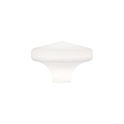 Cover 3 for CLIO outdoor luminaires, BUD, plastic, matt white