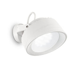 Outdoor wall luminaire TOMMY IP66, GX53, adjustable, inkl. 7W 4000K, resin, white