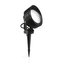 Outdoor spike luminaire TOMMY IP66, GX53, adjustable, inkl. 7W 4000K, resin, black