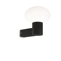 Applique da esterno CLIO senza paralume E27 IP44, Nero