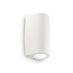 Outdoor wall luminaire KEOPE AP1, IP55, incl. GU10 3.5W 4000K, resin / acrylic, white